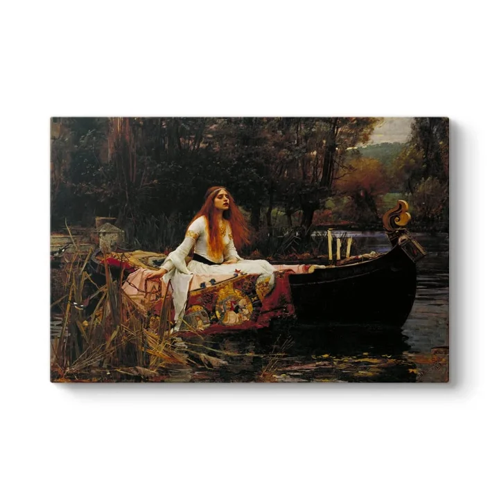 John William Waterhouse - Shalottun Leydisi Tablosu 140 x 100