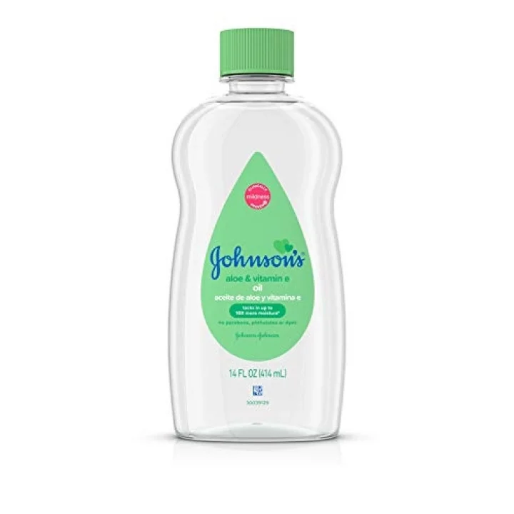 Johnson & Johnson Bebek Yağı, Aloe Vera & E Vitamini, Çok Renkli, 14 Fl Oz