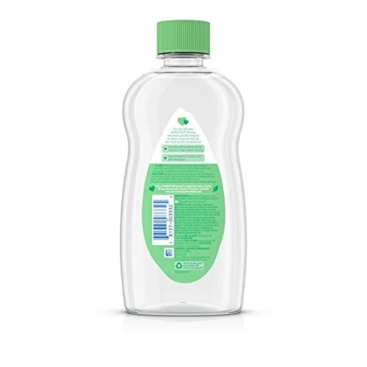 Johnson & Johnson Bebek Yağı, Aloe Vera & E Vitamini, Çok Renkli, 14 Fl Oz