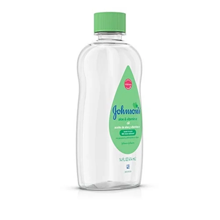Johnson & Johnson Bebek Yağı, Aloe Vera & E Vitamini, Çok Renkli, 14 Fl Oz