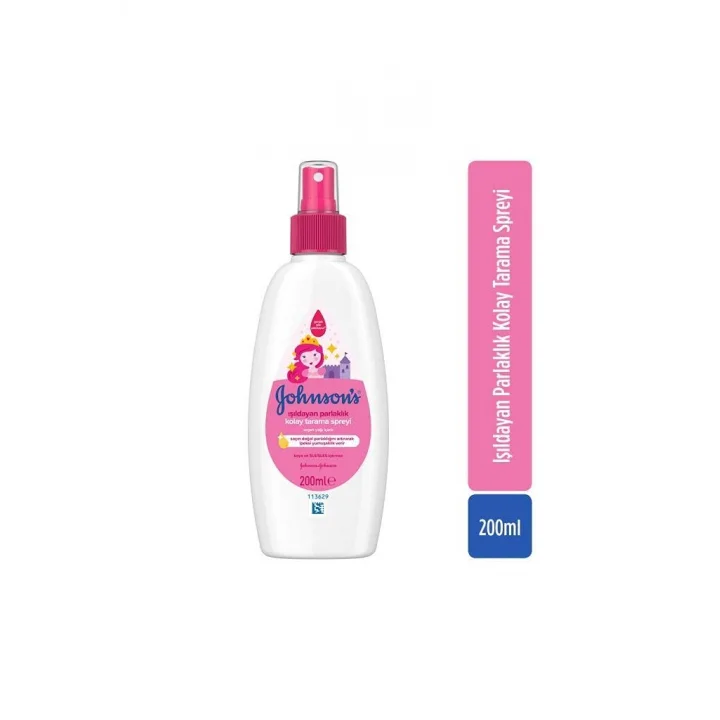Johnsons Baby Işıldayan Parlaklık Kolay Saç Tarama Spreyi 200 mL