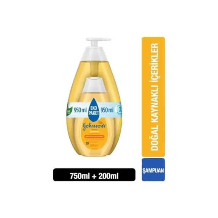 Johnsons Bebek Şampuanı Kral Şakir 750 ml + 200ml