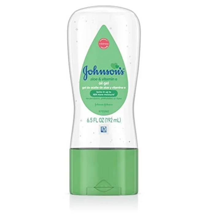 Johnsons Bebek Yağ Jeli Aloe Vera & E Vitamini, Hipoalerjenik Bebek Cilt Bakımı, 6.5 ml