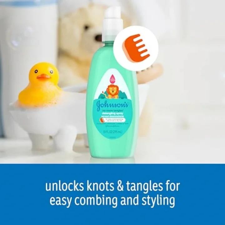 JohnsonS Buddies No More Tangles Çocuklar Için Saç Detangler 10 Oz (1Li Paket)