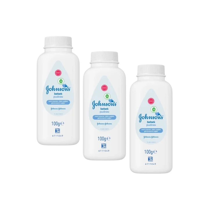 Johnsons Baby Bebek Pudrası 100 Gr 3 Adet