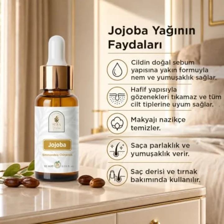 Jojoba Yağı 10 ml.%100 Saf