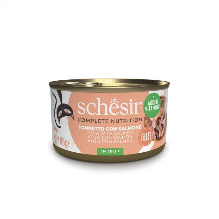 Jöle İçinde Ton Balıklı ve Somonlu Kedi Konserve Maması 85gr