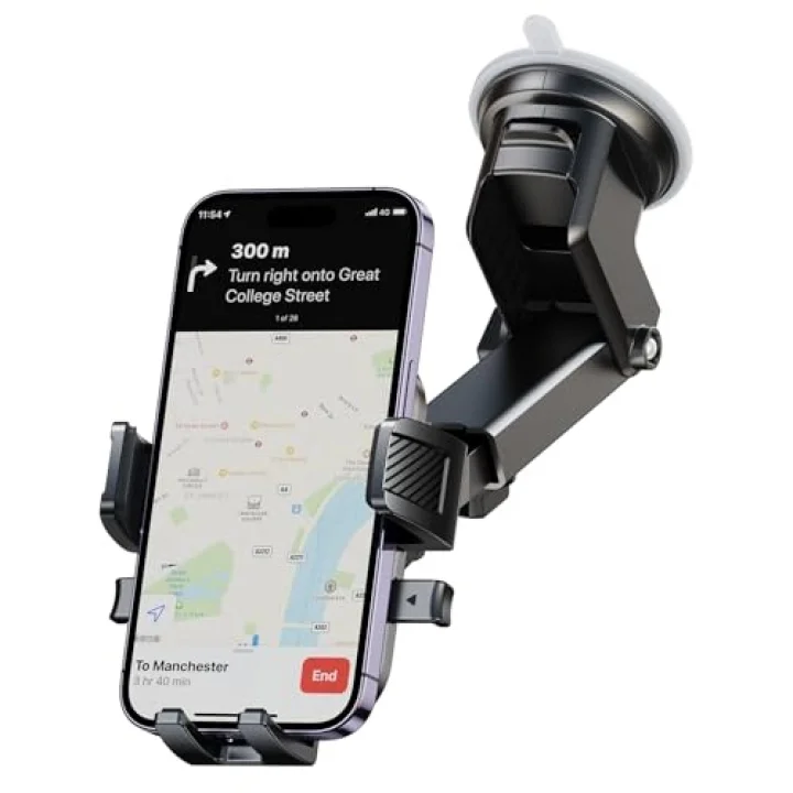 JR-OK6 Car Phone Mount, Black