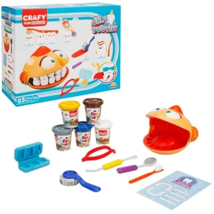 Jr. Toothy Oyun Hamuru Seti 12 Parça