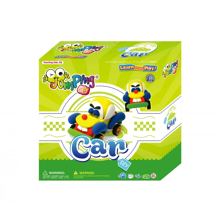 Jumping Clay Kendi Oyuncağını Kendin Yap Araba Seti