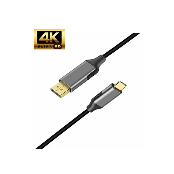 K01E Type-C To Display Port Dp 4K Hd 60Hz Görüntü Aktarım Kablosu