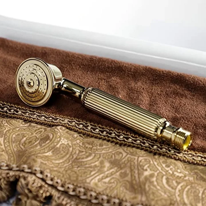 K107A2 Vintage El Duş Başlığı, Cilalı Pirinç