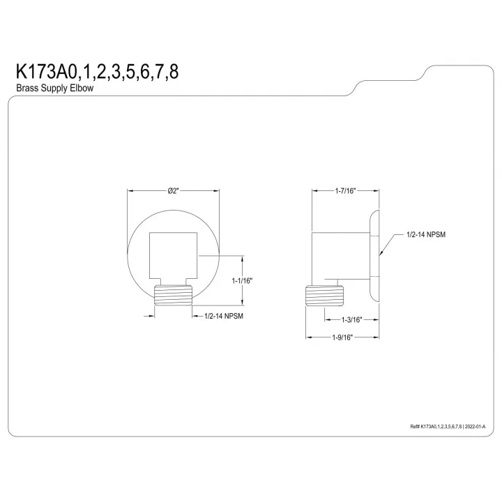 K173A2 Tasarımcı Trimscape Duş Manzarası Duvara Monte Su Temini Dirsek, Cilalı Pirinç