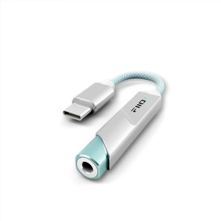 KA11 USB C - 3.5mm Ses Adaptörü 32bit/384 KHz, USB Tip C Dongle HiFi DAC Amplifikatör Android/iOS/Windows/Mac için (Gümüş, TC)