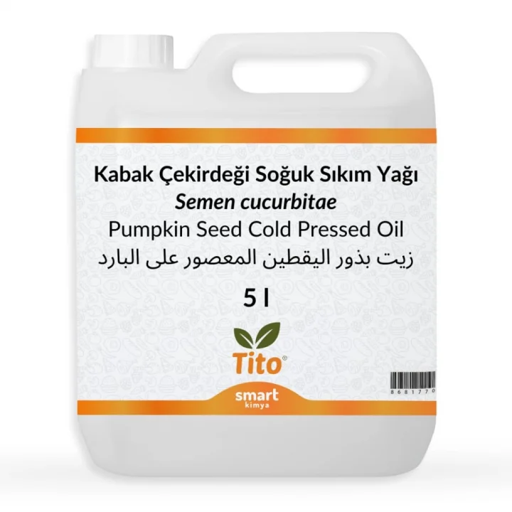 Kabak Çekirdeği Yağı Soğuk Sıkım 5 lt