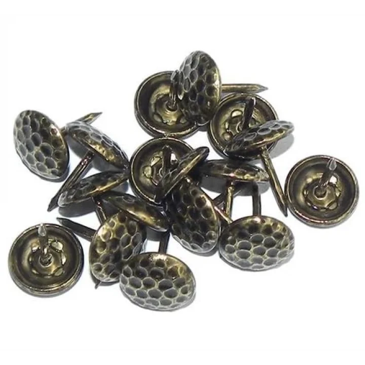 Kabara Oksit Benekli Dekoratif Çivi, Antik Bronz Renk, 10 Adet