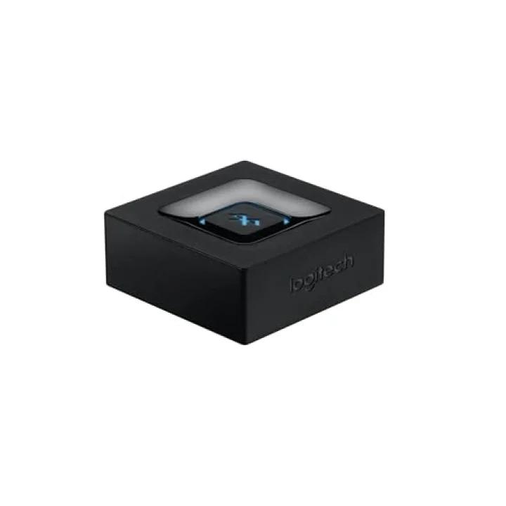 Kablosuz Bluetooth Adaptör, PC/Mac/Akıllı Telefon/Tablet/AV Alıcısı için Bluetooth Adaptörü, Tek Tuşla Kolay Eşleştirme, Çoklu Erişim Özelliği, 3,5 mm Ses ve RCA Çıkışları, Siyah/Mavi | Bluetooth A...