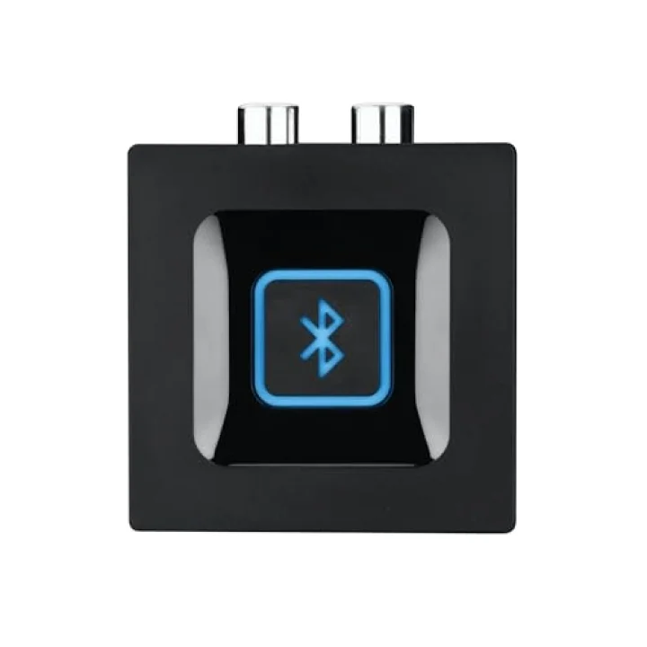 Kablosuz Bluetooth Adaptör, PC/Mac/Akıllı Telefon/Tablet/AV Alıcısı için Bluetooth Adaptörü, Tek Tuşla Kolay Eşleştirme, Çoklu Erişim Özelliği, 3,5 mm Ses ve RCA Çıkışları, Siyah/Mavi | Bluetooth A...