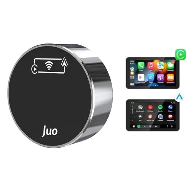 Kablosuz CarPlay Android Auto Kabloludan Kablosuza Çevirici USB ve Type-C Adaptör