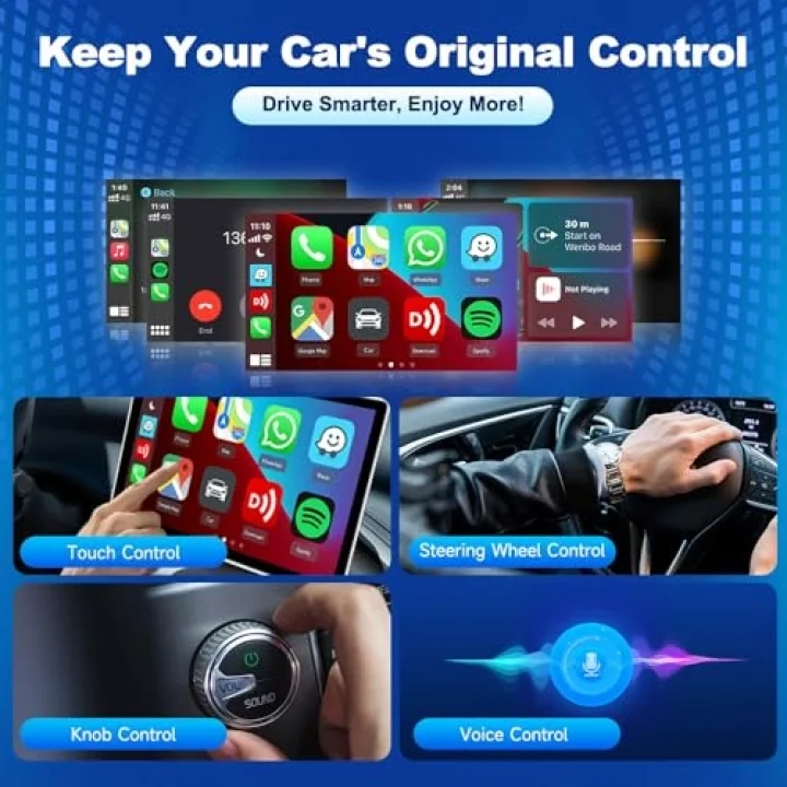Kablosuz CarPlay ve Android Otomatik Adaptör - Mini Ultra 3 iPhone ve Android 11+, USB-A/Tip-C Tak ve Çalıştır, Hızlı Bağlantı, Çevrimiçi Yükseltme için Kablosuz Donglea OEM Kablolu