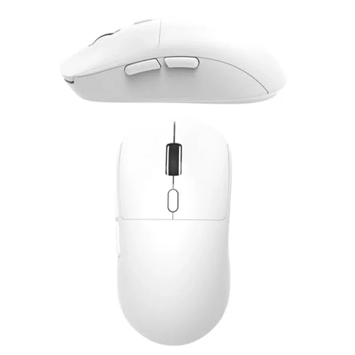 Kablosuz Gaming Mouse 12800 DPI 3 Modlu Bluetooth 2.4G USB Kablolu 1000Hz Raporlama Hızı 67g Ultra Hafif 6 Tuş 300mAh Şarjlı Ofis Oyuncu Mouse | AJAZZ NJ07 (Beyaz - NJ07)
