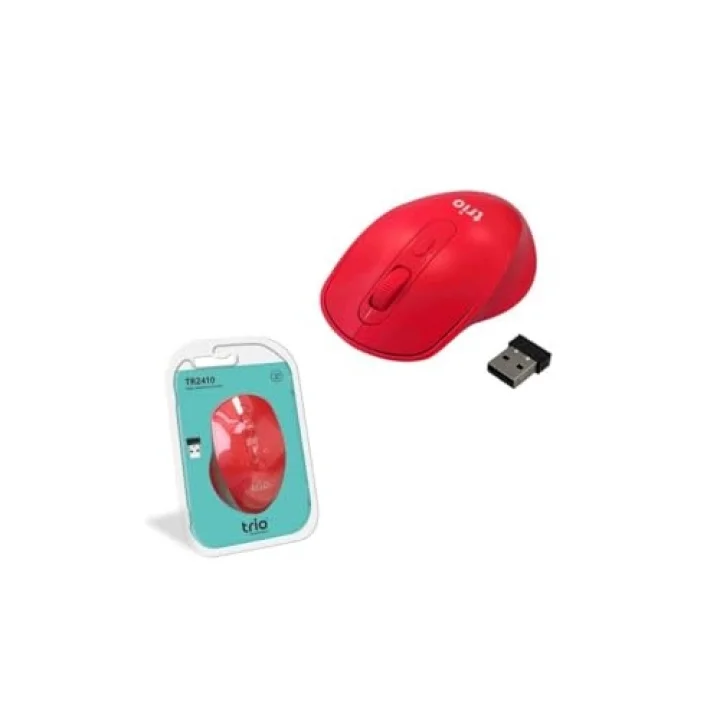 Kablosuz Mouse TR2410 (4 Farklı Renk) (Kırmızı)