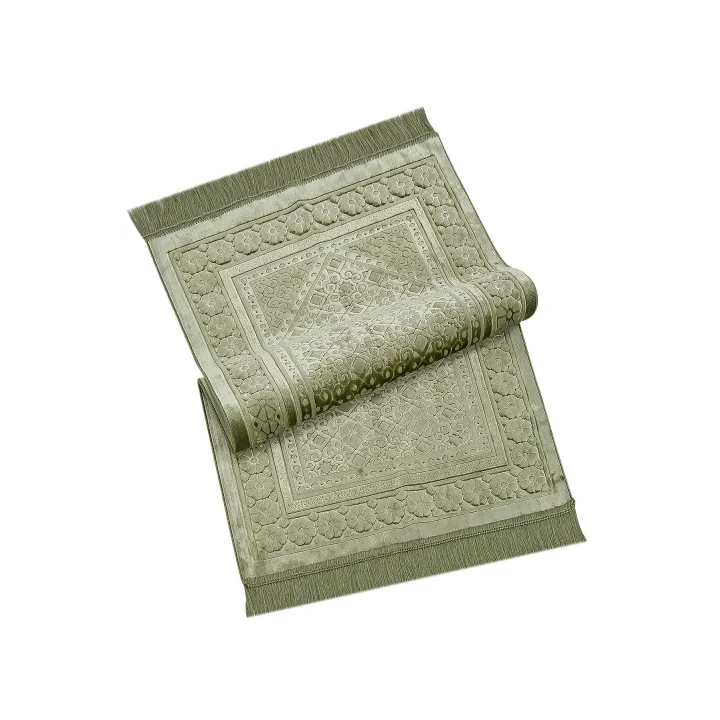 Kadife İnci Seccade Velvet Pearl (Yeşil)