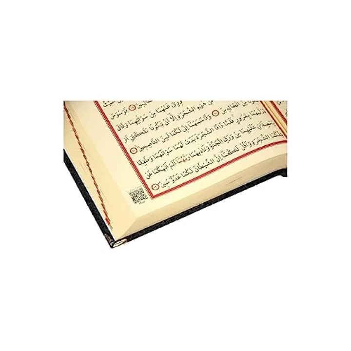 Kadife Kaplı Sandıklı Seccadeli Kuranı Kerim Seti Siyah