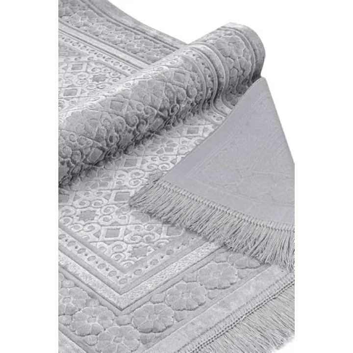 Kadife Seccade İnci Velvet Pearl - Gri