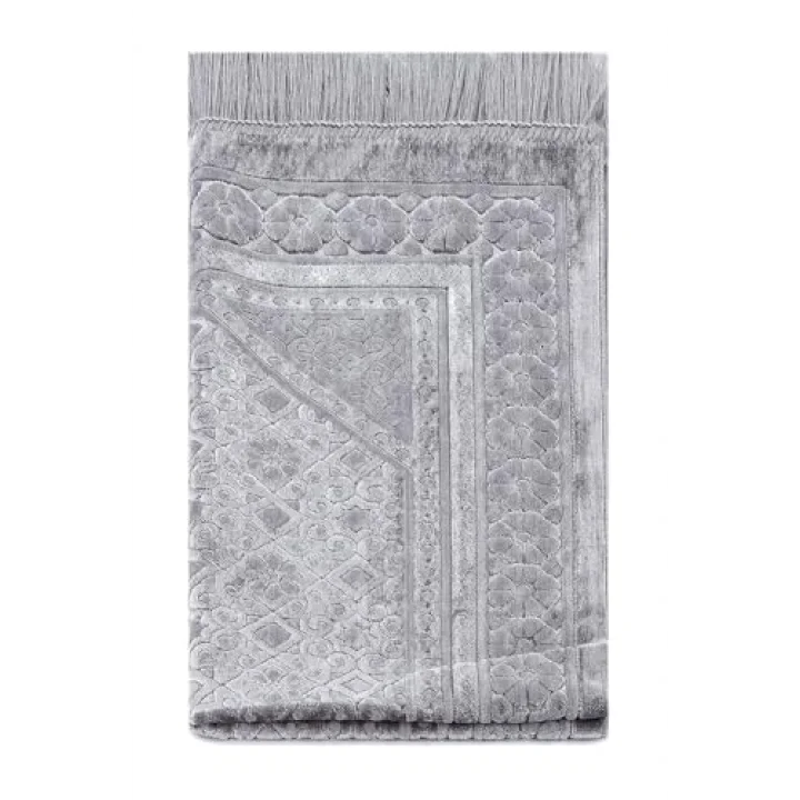 Kadife Seccade İnci Velvet Pearl - Gri