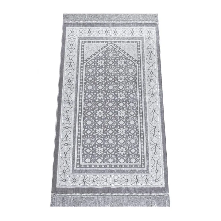 Kadife Seccade İnci Velvet Pearl - Gri