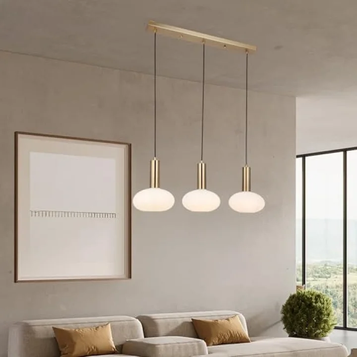 KADO 3LÜ SIRALI ANTİK LAK AVİZE 3XE27