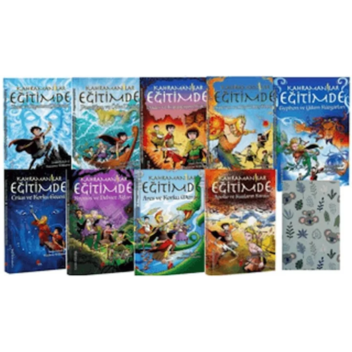 Kahramanlar Eğitimde Seti (9 Kitap - Defter Hediyesi)