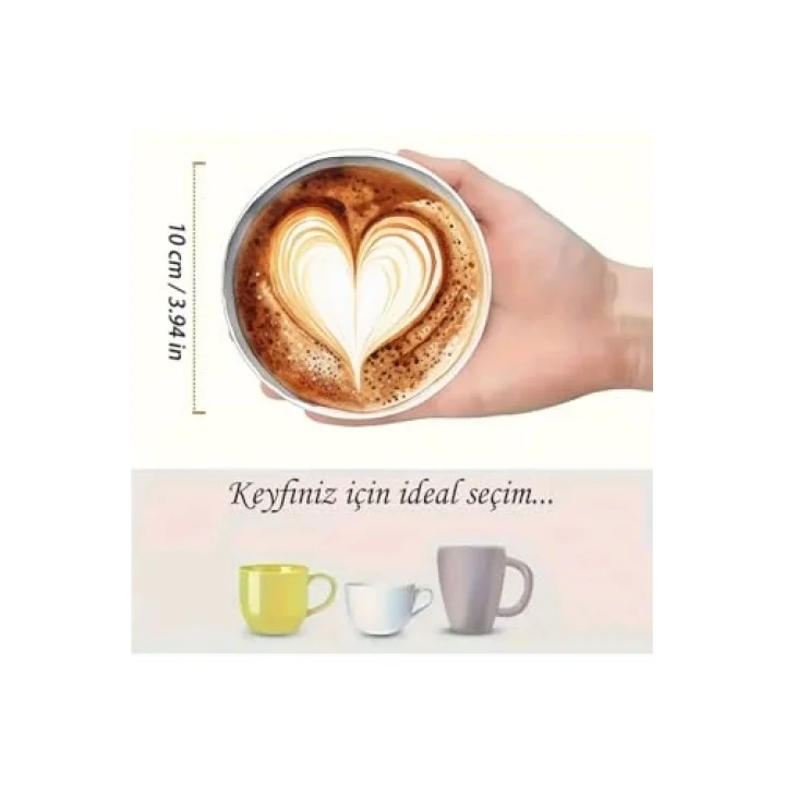 Kahve Aşkına Özel 6’lı MDF Bardak Altlığı Seti – 10 cm BRD-037