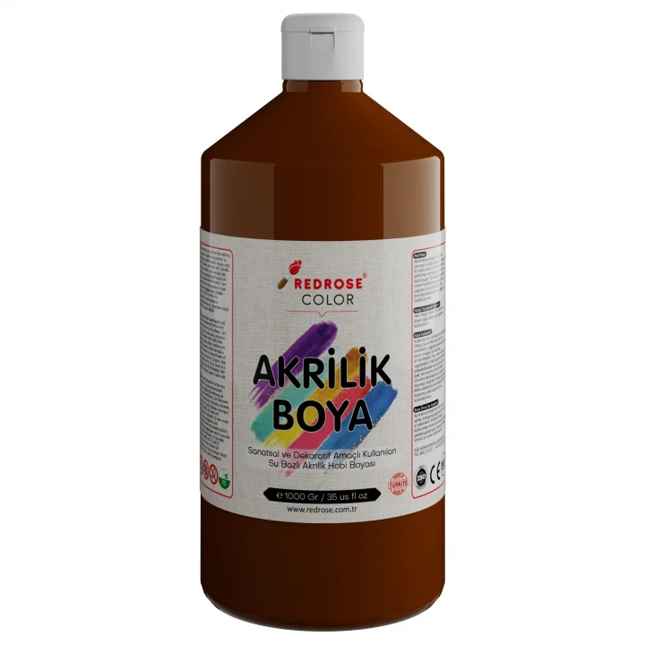 Kahverengi Akrilik Boya 1000gr