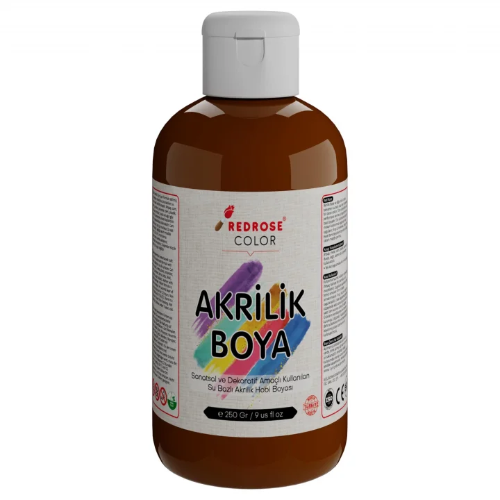 Kahverengi Akrilik Boya 250gr