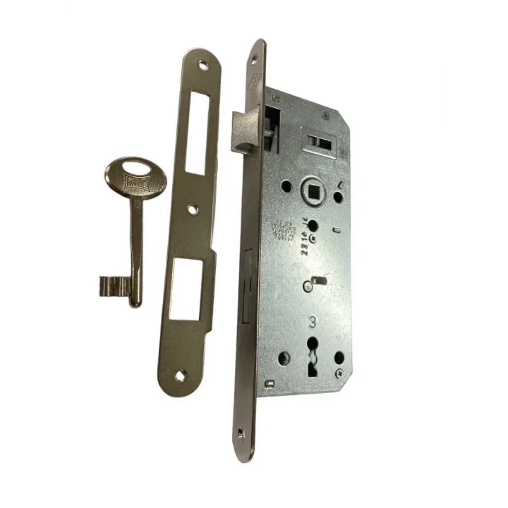 Mey İthalat® Kale Oval 151 R 40 mm Nikel Oda Kapı Kilidi