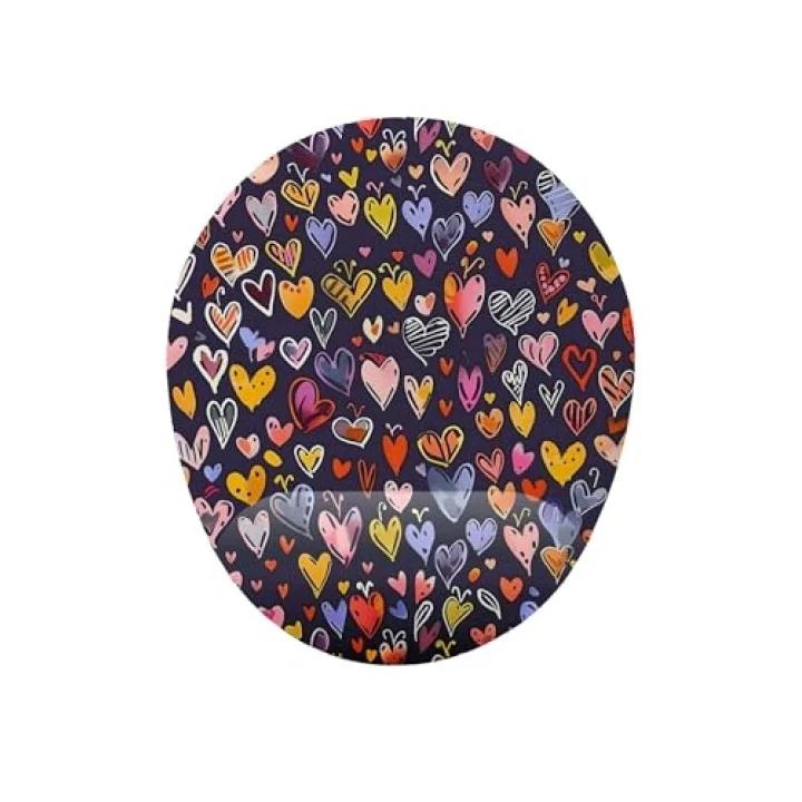Kalp Desenli Bilek Destekli Mouse Pad
