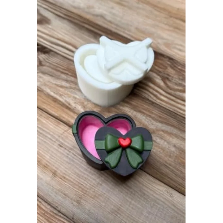KALP PAKET Kapaklı Silikon Kap Kalıbı