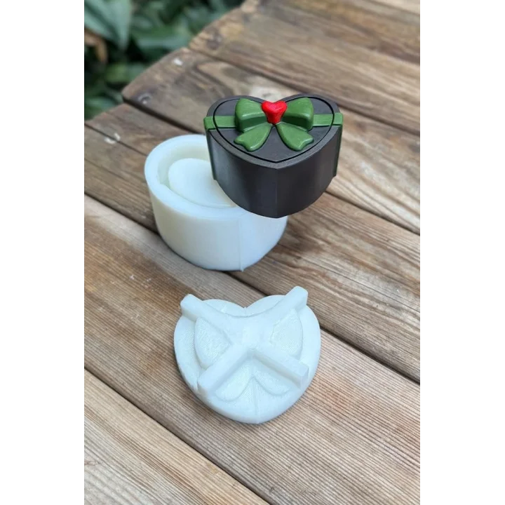 KALP PAKET Kapaklı Silikon Kap Kalıbı