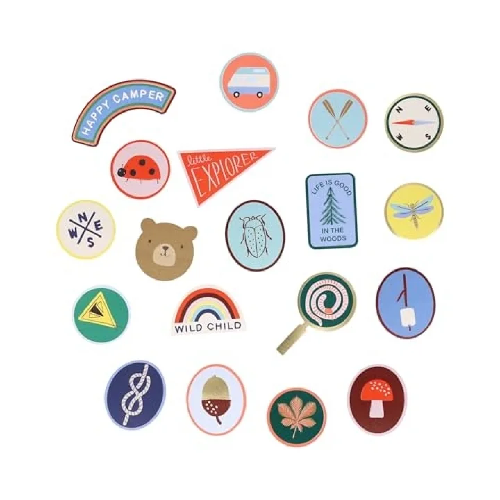 Kamp Die-Cut Stickers - 25 Adet