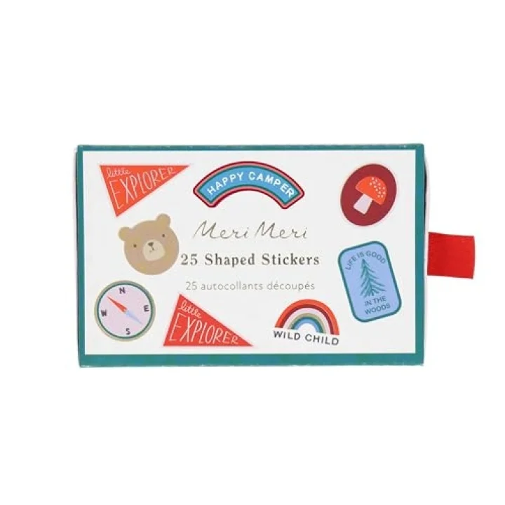 Kamp Die-Cut Stickers - 25 Adet
