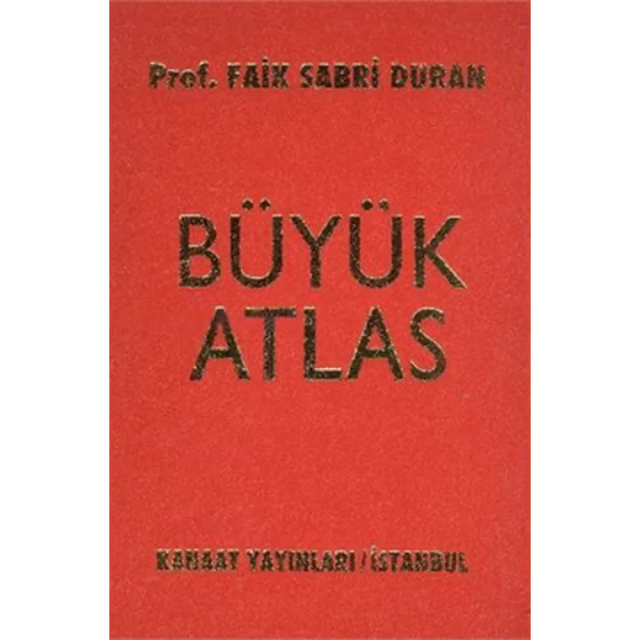 Kanaat Büyük Atlas (Ciltli)