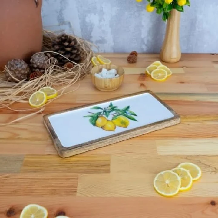 Kangura Limon Dikdörtgen Tepsi Küçük