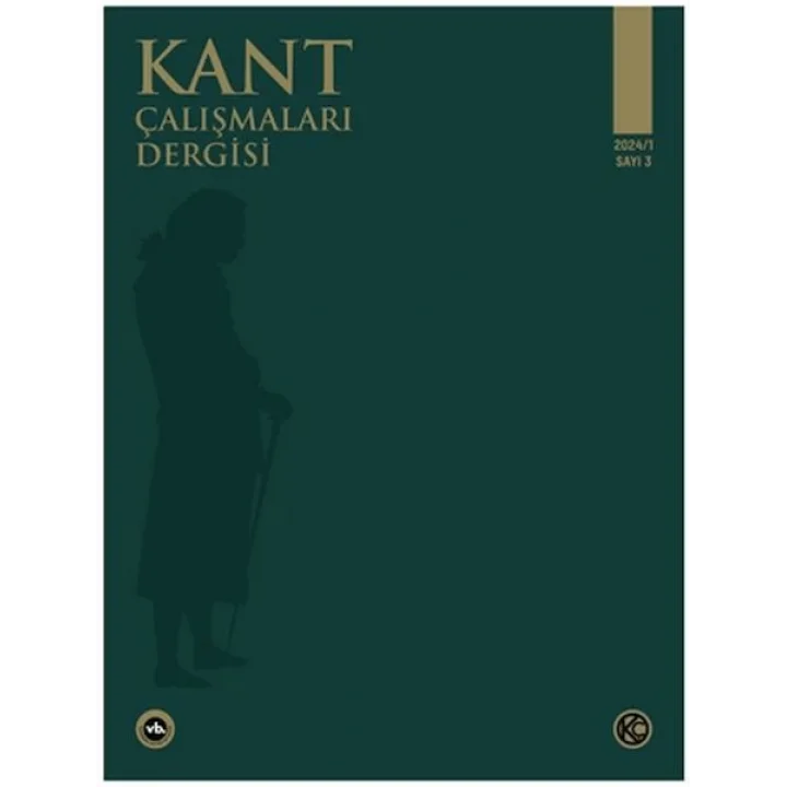 Kant Çalışmaları Dergisi Sayı: 3 - 2024