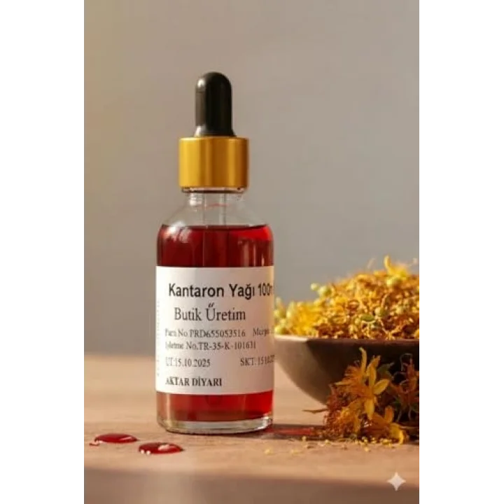 Kantaron Yağı 100 ML - Saf Bitkisel Yağ, BTY-ADY49034