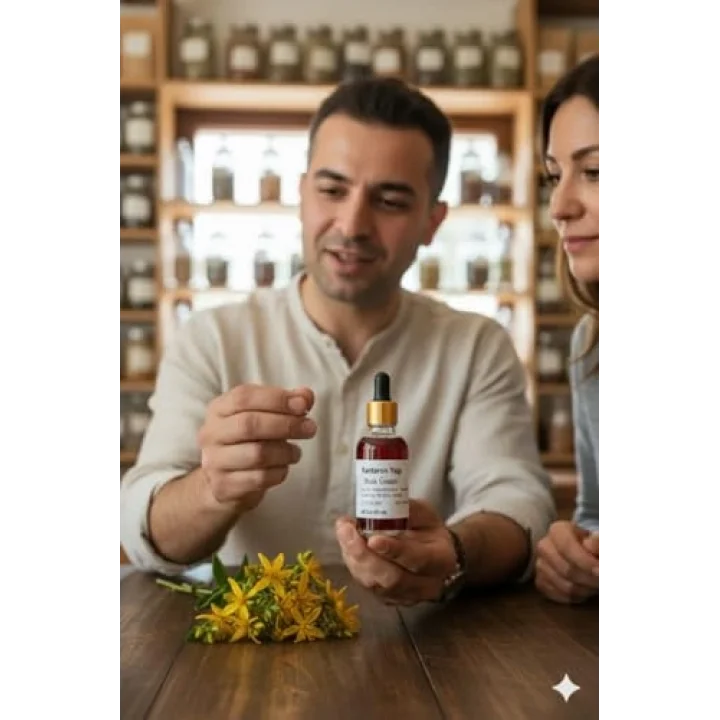 Kantaron Yağı 100 ML - Saf Bitkisel Yağ, BTY-ADY49034