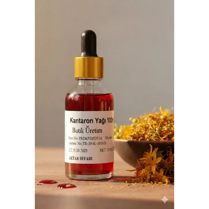 Kantaron Yağı 100 ML - Saf Bitkisel Yağ, BTY-ADY49034