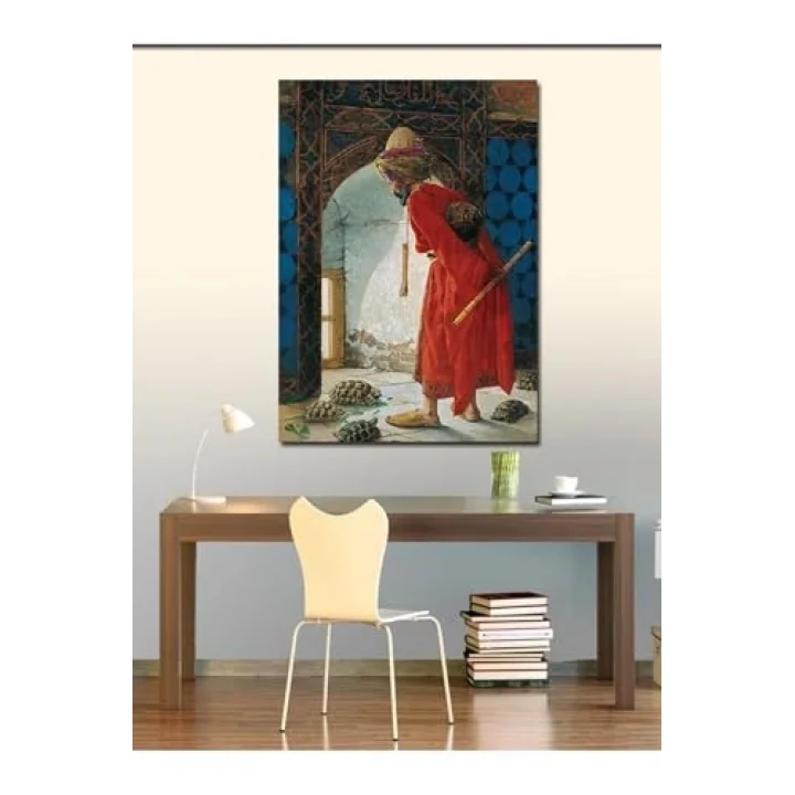Kanvas Tablo Kaplumbağa Terbiyecisi, 50cm x 70cm