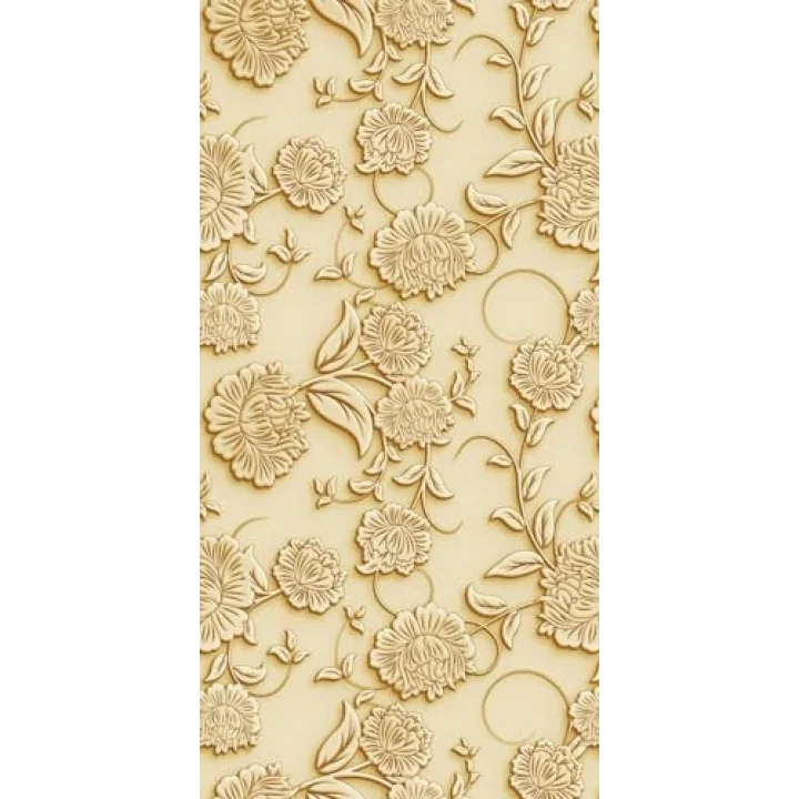 Kapı Giydirme Kapı Sticker Folyosu 3D Sarı Çiçekler